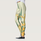 Hokusai sprinkhaan en iris Japan Leggings (Links)