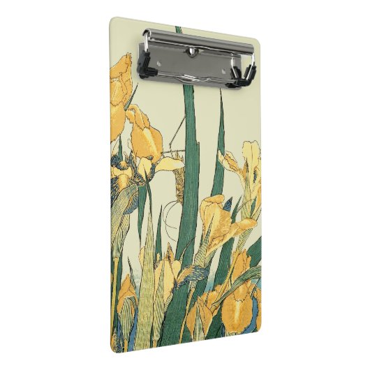 Hokusai sprinkhaan en iris Japan Mini Klembord (Schuin)