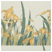 Hokusai sprinkhaan en iris Japan Stof (Close Up)