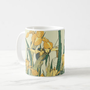 Hokusai Sprinkhaan Iris Vintage Print: Japans Koffiemok