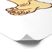 Hokusai Sumo Wrestlers Poster (Hoek)