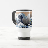Hokusai , “ The Great Wave off Kanagawa ” Reisbeker (Voorkant links)