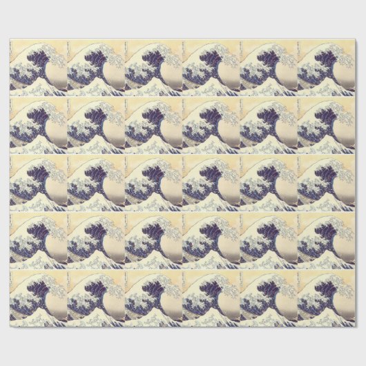 Hokusai "The Great Wave"-overslagpapier Cadeaupapier (Vlak)