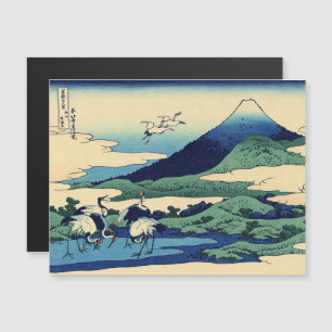 Hokusai - Umegawa - Carte magnétique Sagami