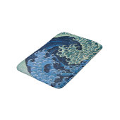 Hokusai Vrouwelijke Golf Oceaan Badmat (Gekanteld)