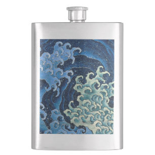 Hokusai Vrouwelijke Golf Oceaan Flacon