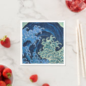 Hokusai Vrouwelijke Golf Oceaan Servet (Insitu)