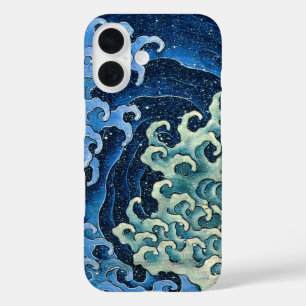 Hokusai Vrouwelijke Golf Vintage Oceaan iPhone 16 Hoesje