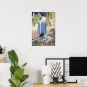 Hokusai - Yoro Waterfall, provincie Mino Poster (Thuiskantoor)
