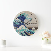 Hokusai's The Great Wave Wall Horloge (Maison)