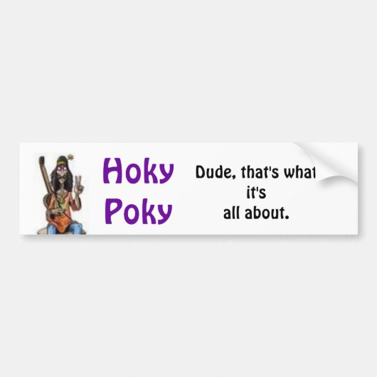 HokyPoky, Bumpersticker (Voorkant)