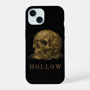 HOL Houten Reliek Schedel Esthetiek iPhone 15 Hoesje