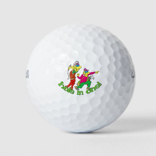 Hol in één golfballen (Voorkant)