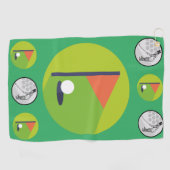 Hol in één golfhanddoek (Horizontaal)