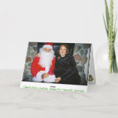 HOL Kirke imaginent la carte de vacances de paix (Dos)