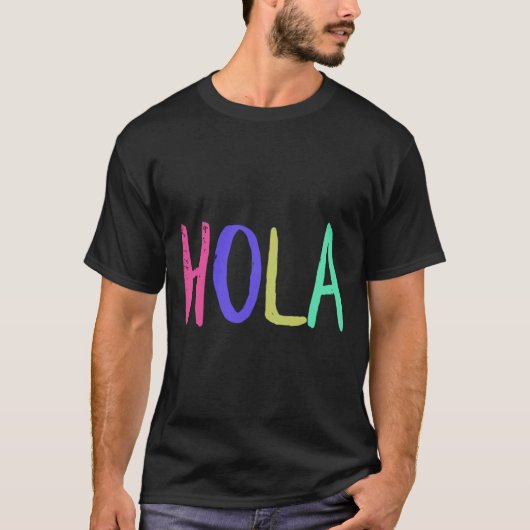 Hola1 T-shirt (Voorkant)