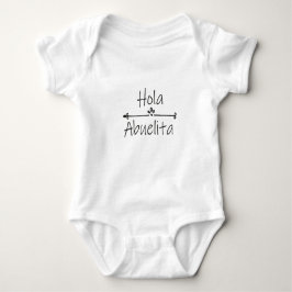 Hola Abuelita, Grandma baby, Gender Rekalme gift Romper