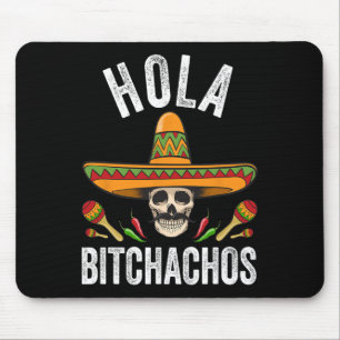 Hola Achos Shirt Funny Mexican Skull Cinco de Mayo Muismat