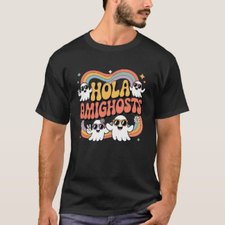 Hola Amighosts Geest Grappige Halloween Kostuum Sp T-shirt