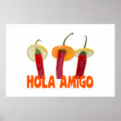Hola Amigo Poster (Voorkant)