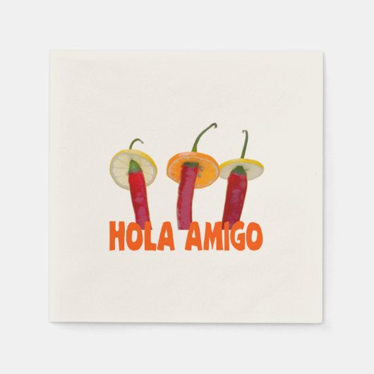 Hola Amigo Servetten (Voorkant)