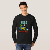 Hola bedekt Shirt - Cute Funny Pineapple Vacking (Voorkant volledig)