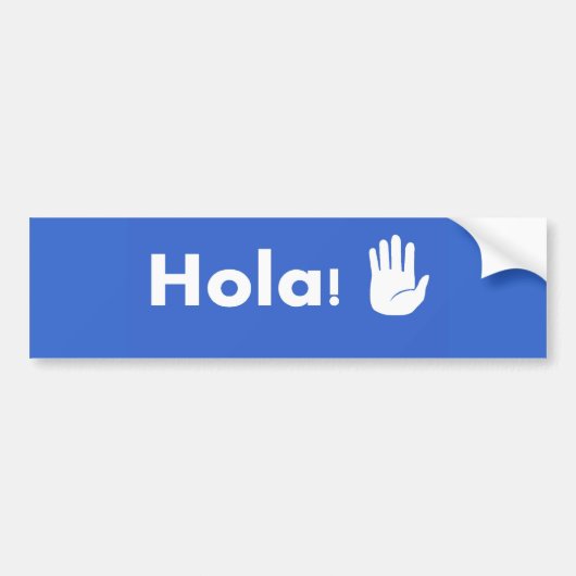 Hola Bumpersticker (Voorkant)