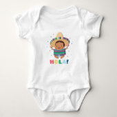 Hola Cute Mexican Baby Boy Fiesta Romper (Voorkant)