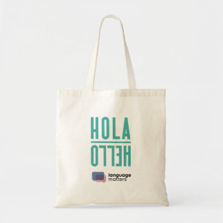 Hola/Hello Tote Tas door Language Matters
