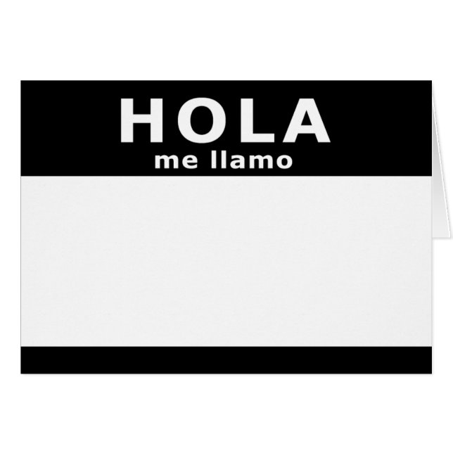 hola me llamo (Devant Horizontal)