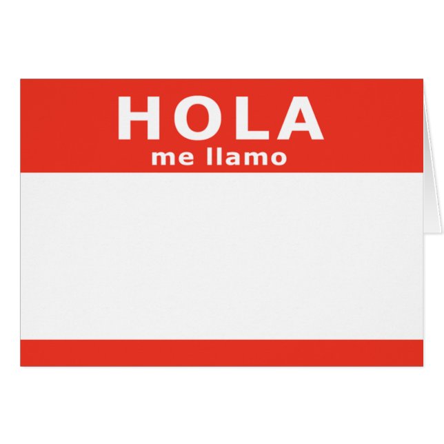 hola me llamo (Devant Horizontal)