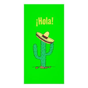 Hola! Mexicaanse Kunst Spaans Groeten Perfect Poster