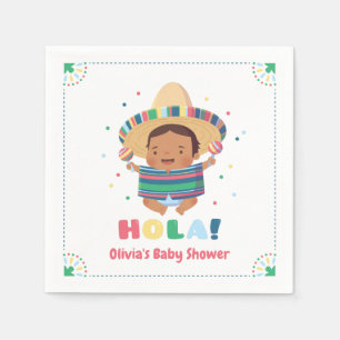 Hola Mexican Boy Fiesta Baby shower Benodigdheden Servet