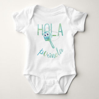 Hola Perinola Watercolor Venezuelan Phrases Romper
