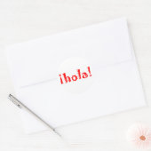 Hola Ronde Sticker (Envelop)