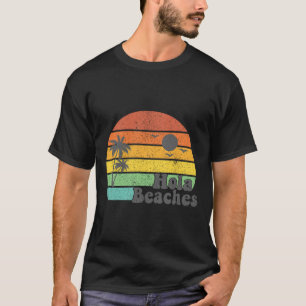 Hola strandt de zomervakantie van het strand t-shirt