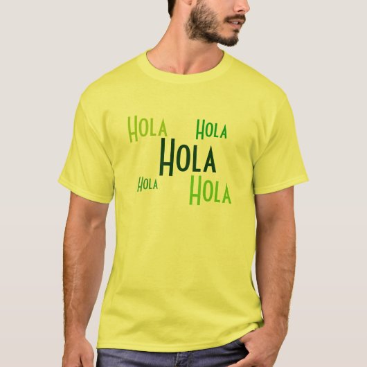 Hola T Yello T-shirt (Voorkant)