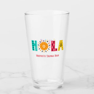 HOLA! Tapas Business editable names en logo's Glas