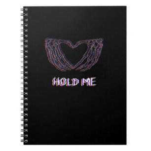 Hold Me Classic - Skeleton Hand Heart Notitieboek