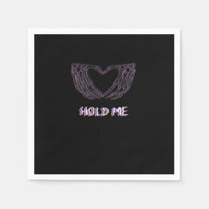 Hold Me Classic - Skeleton Hand Heart Servet