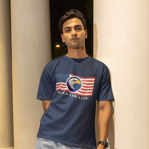 Hold The Line, Amerikaanse vlag en adelaar T-shirt