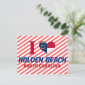 Holden Beach, North Carolina Briefkaart (Staand voorkant)