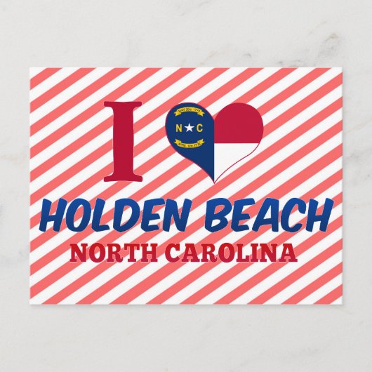 Holden Beach, North Carolina Briefkaart (Voorkant)