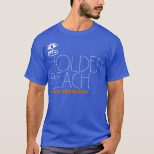 Holden Beach North Carolina zomerparaplu T-shirt
