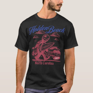 Holden Beach North Olina Surfen Zee Schildpad T-shirt