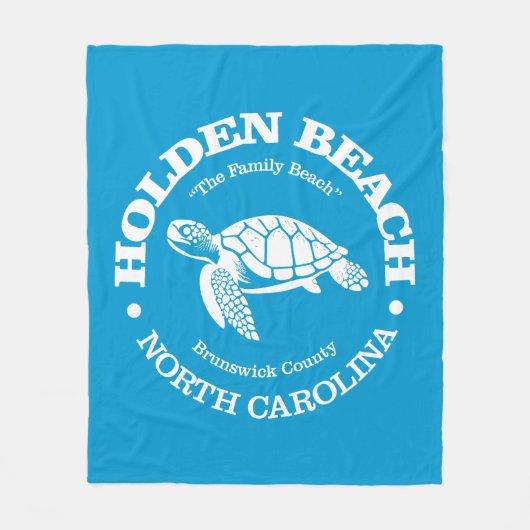 Holden Beach (zee schildpad) Fleece Deken (Voorkant)