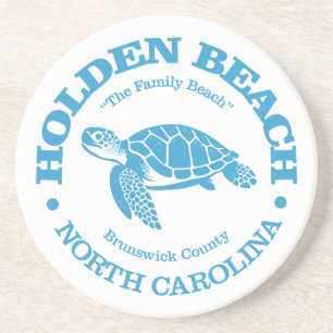 Holden Beach (zee schildpad) Zandsteen Onderzetter