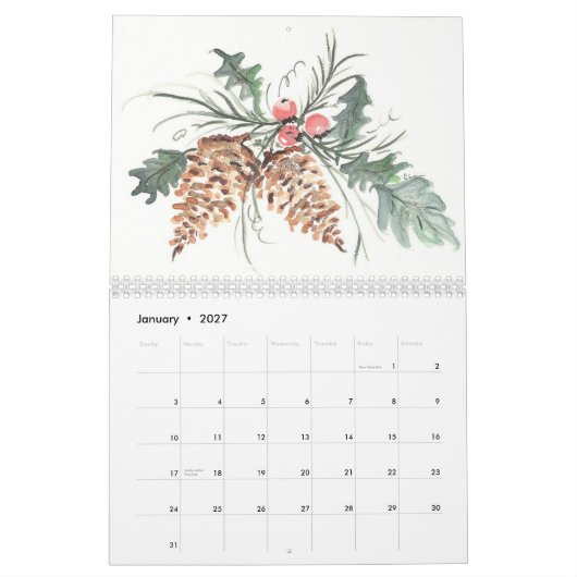 Holdiday Greetings Kalender (Jan 2027)