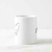 Holding Hands Custom Name Valentine Mug (Centre)