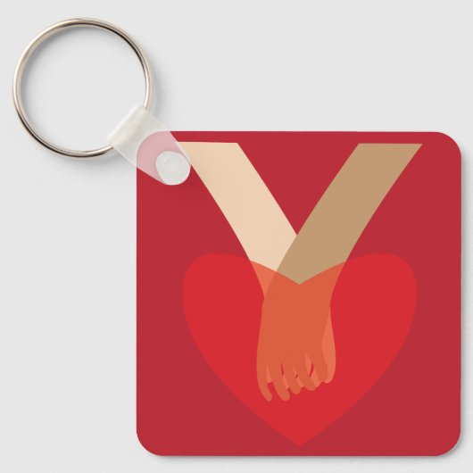 Holding Hands Sleutelhanger (Voorkant)